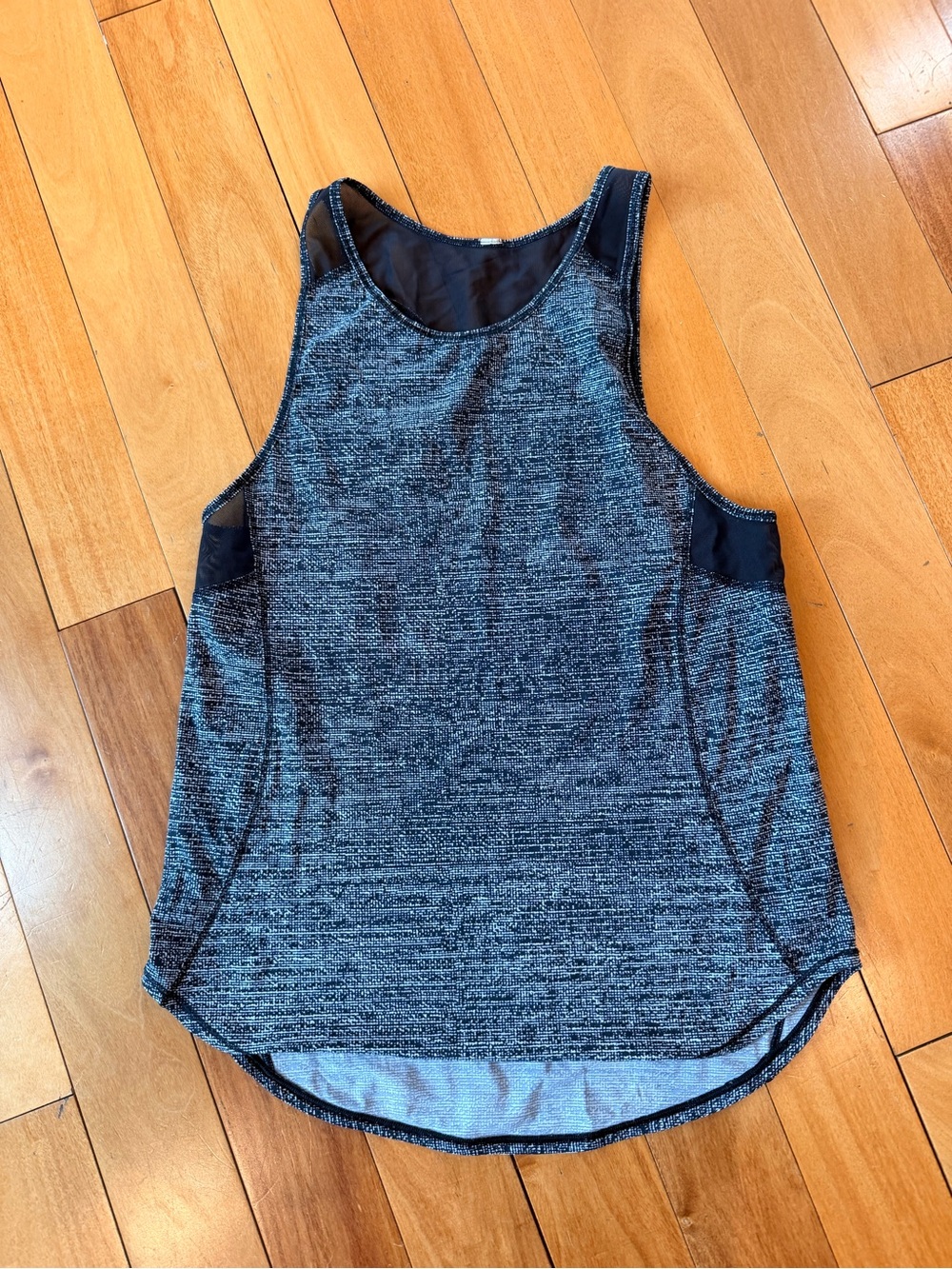 lululemon athletica Heathered Charcoal Performance sculpt Tank